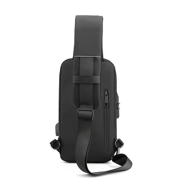 Waterproof USB Shoulder Bag