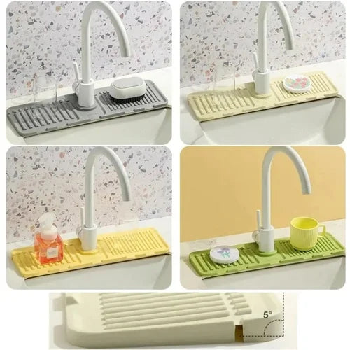 🎅 Faucet Guard & Draining Mat