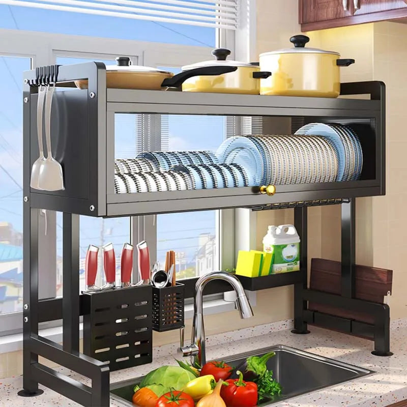 Cabinet Door Sink Shelf Kitchen Storage Rack