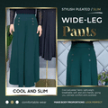 🔥[Comfy and Cool] Stylish Pleated Wide-leg Pants